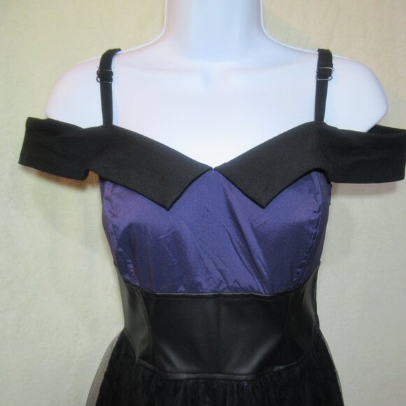 Disney Villains Lace-Up Corset High-Low Dress | Size Small - Picture 4 of 13